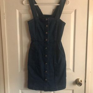 Denim Dress with Pockets